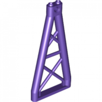 steun 1x6x10 driehoekige balk dark purple